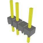 Conn Unshrouded Header HDR 4 POS 2.54mm Solder ST Top Entry Thru-Hole Bulk