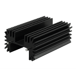 CUI Devices-HSE-B18254-0396H 散热器 Heat Sink Passive TO-218 Vertical Thru-Hole Aluminum 6063-T5 Black Anodized