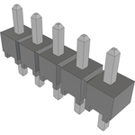 Conn Unshrouded Header HDR 5 POS 2.54mm Solder ST Top Entry Thru-Hole Bulk