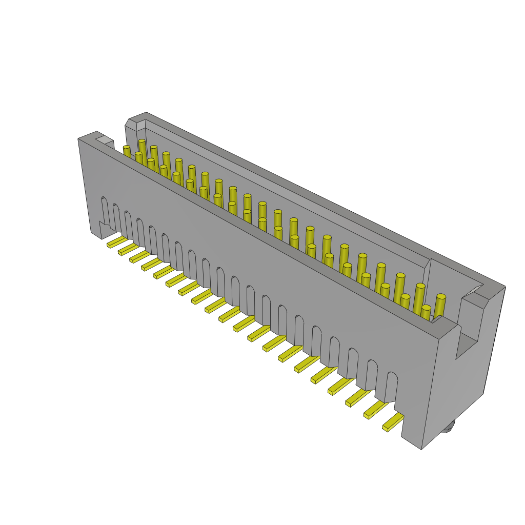 Samtec-TFC-120-12-L-D-A Piastre connettori e prese PCB Conn Shrouded Header HDR 40 POS 1.27mm Solder ST SMD Tube