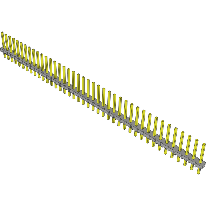 Samtec-MTLW-140-24-G-S-300 Steckverbinderleisten und Leiterplattenbuchsen Conn Unshrouded Header HDR 40 POS 2.54mm Solder ST Top Entry Thru-Hole Bulk