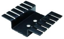 Assmann WSW components, Inc-V2008B Dissipateur thermique Heat Sink Passive Horizontal Screw Mount Aluminum 1100 7°C/W Black Anodized