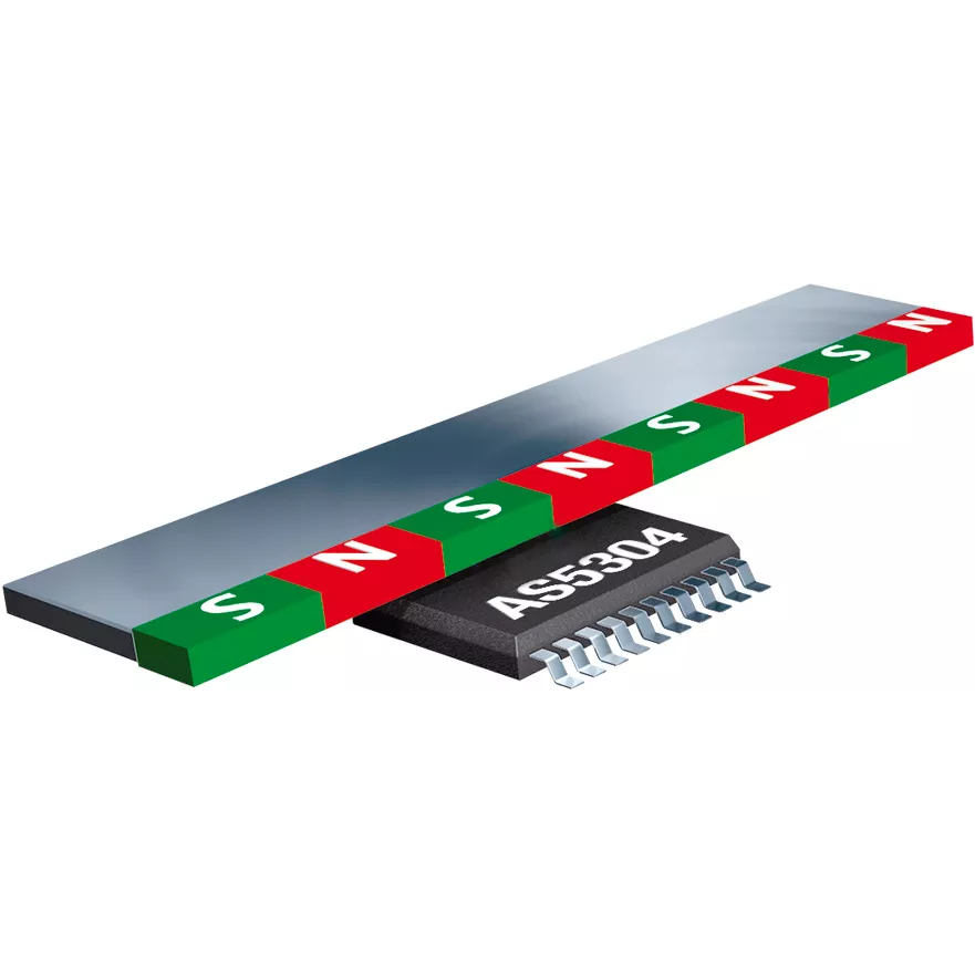 ams OSRAM-AS5304A Capteur de position linéaire et angulaire Linear/Rotary Position Sensor 5.5V Digital Output 20-Pin TSSOP