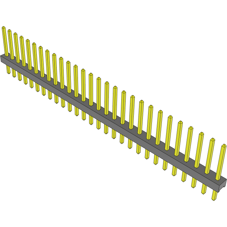 Samtec-MTMM-128-07-G-S-275 Piastre connettori e prese PCB Conn Unshrouded Header HDR 28 POS 2mm Solder ST Top Entry Thru-Hole Bulk