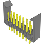 Conn Unshrouded Header HDR 16 POS 2.54mm Solder ST Top Entry Thru-Hole Bulk