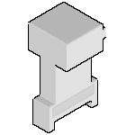 Press-In Tool, GBX I-TRAC Vertical Power Receptacle For 7 Row