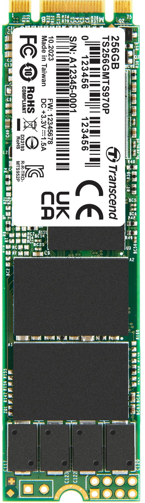 Transcend Information-TS256GMTS970P 固态驱动器 SATA III M.2 SSDs