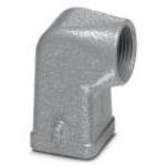 PHOENIX CONTACT-1604891 Schrumpfbalgenadapter HEAVYCON sleeve housing D7, for single locking latch, height 48 mm, with gland, lateral cable outlet, zinc die-cast