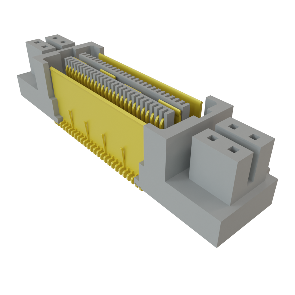 Samtec-QFSS-026-04.25-L-D-PT4 Steckverbinderleisten und Leiterplattenbuchsen Conn High Speed Socket Strip SKT 8Power/40Signal/12Ground POS 0.635mm Solder ST SMD Tray