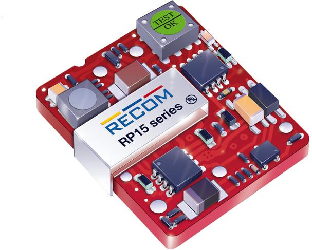 RECOM Power-RP15-2405SOFW 直流-直流转换器和开关式调节器模块 Module DC-DC 24VIN 1-OUT 5V 3A 15W 4-Pin DIP SMD Tube