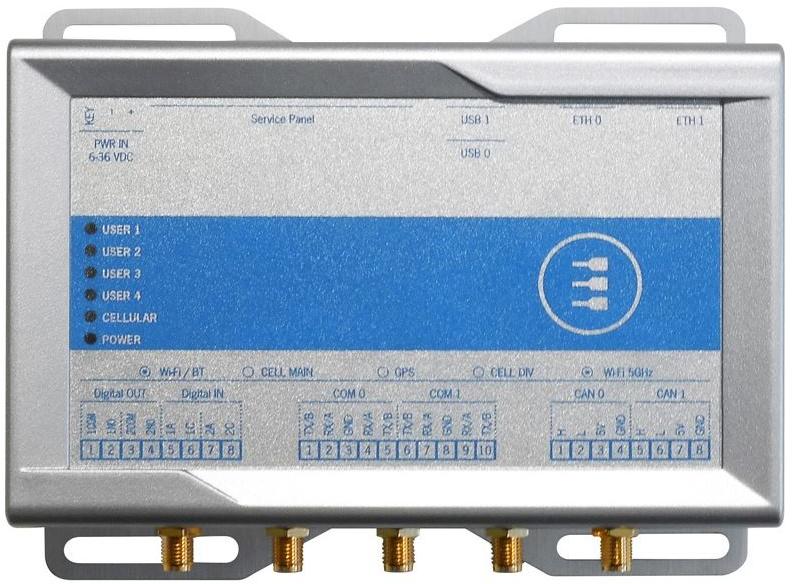 Eurotech S.p.A.-REGATE-10-12-35 Netzwerk-Gateways Network Gateway IP40 2 Port 10Mbps/100Mbps