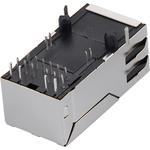 Conn RJ-45 F 8 POS 1.02mm Solder RA Thru-Hole 20 Terminal 1 Port Tray