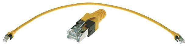 HARTING Technology Group-09474747103 null Cable Assembly 0.4m 26AWG/7AWG RJ-45 to RJ-45 8 to 8 Straight to Straight Polyurethane Yellow
