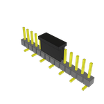 Samtec-TSM-114-01-T-SV-P-TR Steckverbinderleisten und Leiterplattenbuchsen Conn Unshrouded Header HDR 14 POS 2.54mm Solder ST Top Entry SMD T/R
