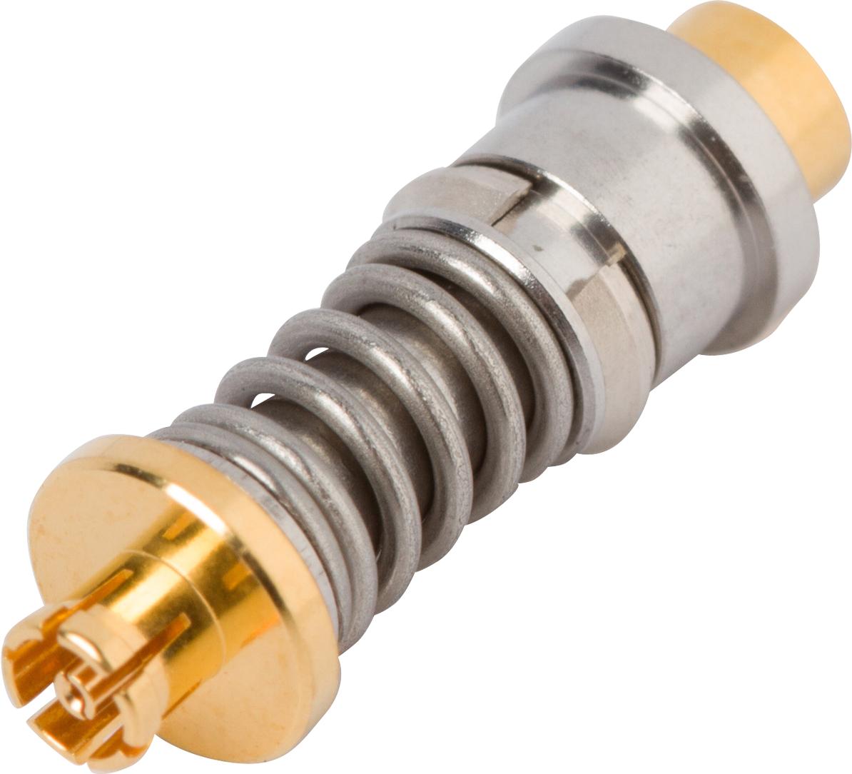 Amphenol SV Microwave-3221-40066 RF-Steckverbinder Conn SMPM 0Hz to 40GHz 50Ohm Solder ST Cable Mount RCP Gold Over Nickel VITA 67.3 Tray