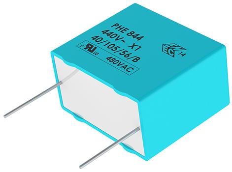 KEMET Corporation-PHE844RF7100MR30L2 Capacitor Film Cap Film Suppression X1 1uF 1000VDC/440VAC PP 20%( 31.5 X 21 X 30mm) Radial Plastic Rectangular Can 27.5mm 105°C Bulk/Tray