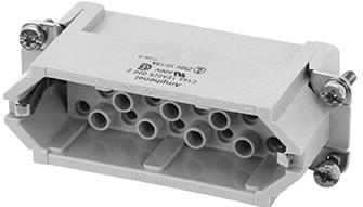 Amphenol-C146 10A025 500 2 Steckverbinder, rechteckig Conn Rectangular M 25Signal/1Ground POS Crimp ST Panel Mount