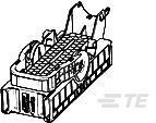 TE Connectivity-3-1394748-1 Carcaza de cables discretos de conector 2 5MM HSG.ASSY 66P