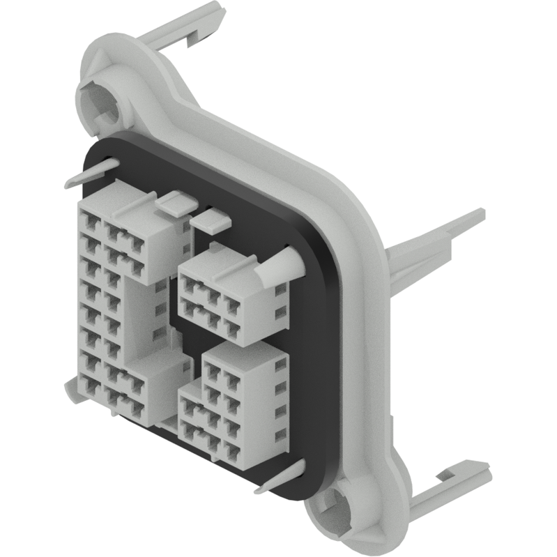 Delphi-15492524 Custodia filo connettore dedicato Conn Housing RCP 36 POS Crimp ST Cable Mount Light Gray