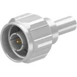 Conn Type N 0Hz to 11GHz 50Ohm Crimp ST Cable Mount PL Gold Over Nickel Bulk