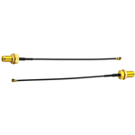 Cable Assembly Coaxial 0.1m 32AWG SMA to Circular F-M Bag