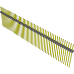 Conn Unshrouded Header HDR 50 POS 2.54mm Solder ST Top Entry Thru-Hole Bulk