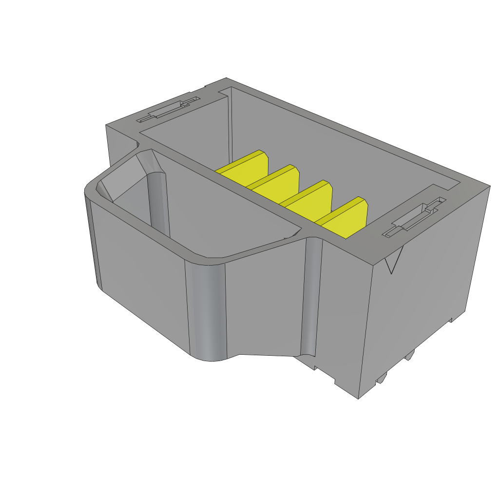 Samtec-UMPT-04-02.5-S-V-S-W-P-TR Steckverbinderleisten und Leiterplattenbuchsen Conn Ultra Micro Terminal Strip HDR 4Power POS 2mm Solder ST SMD T/R