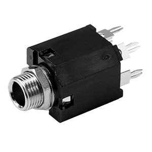 Same Sky (formerly CUI Devices)-SJ-63083A Steckverbinder für Audio und Video Conn Audio Jack F 3 POS Solder Lug ST Panel Mount 3 Terminal 1 Port Bulk