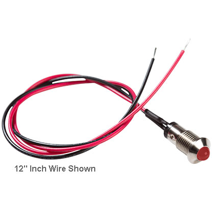 Bivar-MPC5RD Panel Mount Indicators Standard Metal Panel Mount Indicators, 5mm Red