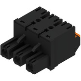 Weidmuller-1043840000 Bloques terminales del conector Conn Plug-in Terminal Block F 3 POS 7.62mm Push-In Spring ST Cable Mount 20A Box