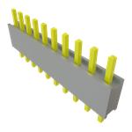 Conn Board Stacker HDR 10 POS 2.54mm Solder ST Top Entry Thru-Hole Bulk