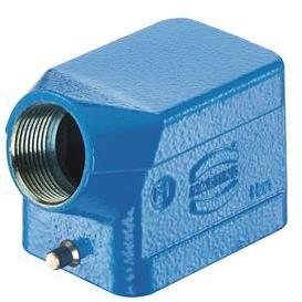 HARTING-19360061540 Schrumpfbalgenadapter Hood 90° 6B Shell Size Powder Zinc Die Cast Single Lock Han®