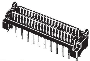 Omron-XH4A-0131-2A Steckverbinderleisten und Leiterplattenbuchsen Conn Wire to Board HDR 100 POS 1.27mm Solder ST Thru-Hole