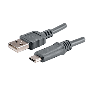 Same Sky (formerly CUI Devices)-CBL-UA-UC-20GT Cable Assembly USB Cable Assembly 2m USB 2.0 Type A to USB 2.0 Type C 4 to 24 POS M-M 28AWG