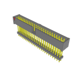 Conn Elevated Shrouded Header HDR 50 POS 2.54mm Solder ST Top Entry Thru-Hole Layer