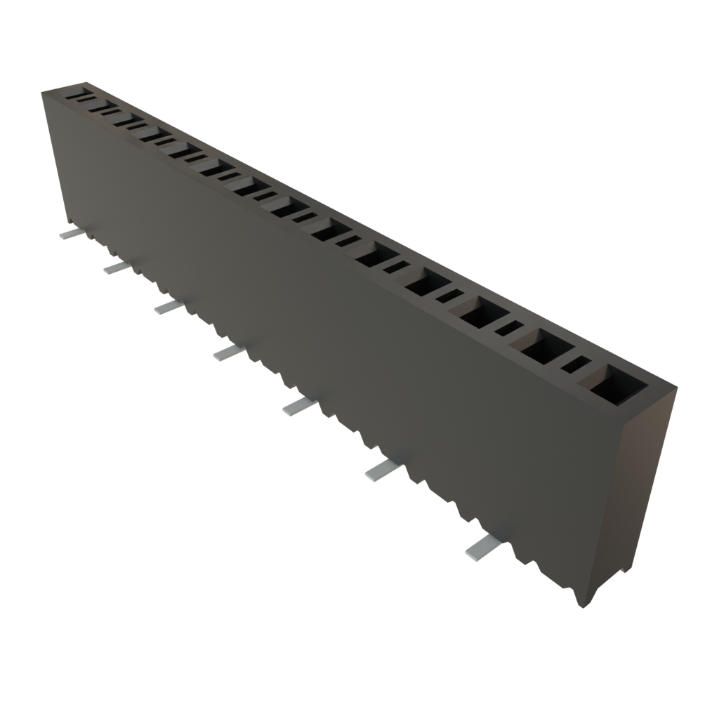 Samtec-TSM-114-02-L-SV 连接器插头及 PCB 插座 Conn Unshrouded Header HDR 14 POS 2.54mm Solder ST Top Entry SMD Tube