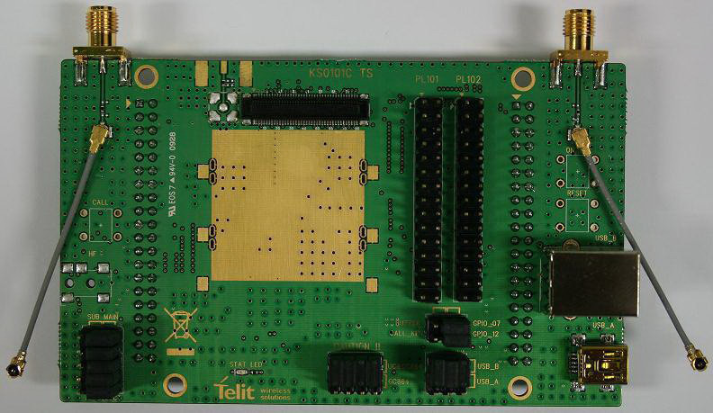 Telit-4990150470 Entwicklungssätze und Werkzeuge Interface Development Board