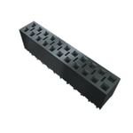 Conn Socket Strip SKT 2 POS 2.54mm Solder ST Top Entry Thru-Hole TIGER CLAW™ Layer