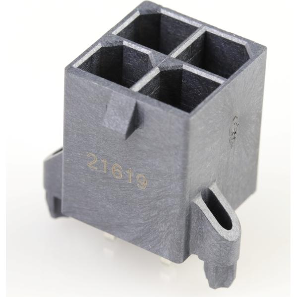 Molex-1720650004 Piastre connettori e prese PCB Conn Wire to Board HDR 4 POS 5.7mm Solder ST Top Entry Thru-Hole Mega-Fit Tray