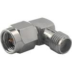 Conn SMA Adapter 0Hz to 18GHz 50Ohm RA PL/F Gold Over Nickel Single