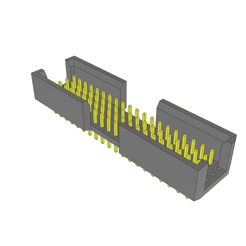 Samtec-TMMS-120-01-G-Q Steckverbinderleisten und Leiterplattenbuchsen Conn Shrouded Header (4 Sides) HDR 80 POS 2mm Solder ST Thru-Hole Tube