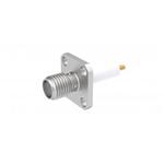 Radiall-R124414000W RF-Steckverbinder Conn SMA 0Hz to 18GHz 50Ohm ST Panel Mount RCP Gold Over Nickel