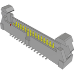 Conn Ejector Header HDR 30 POS 2mm Solder ST Top Entry SMD Tube