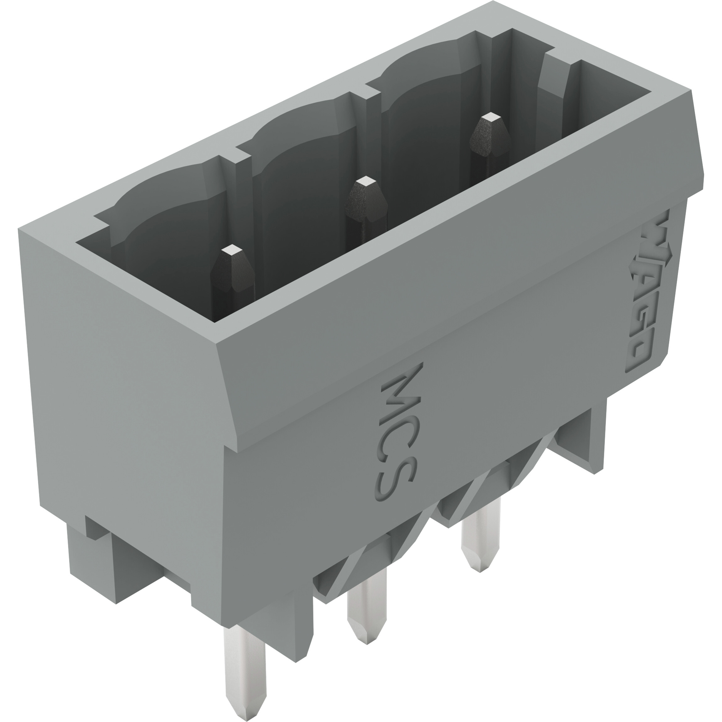 WAGO-231-133/001-000 连接器插头及 PCB 插座 Conn Shrouded Header (4 Sides) HDR 3 POS 5mm Solder ST Thru-Hole Box