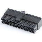 Conn Housing RCP 24 POS 3mm Crimp ST Cable Mount Black Bag