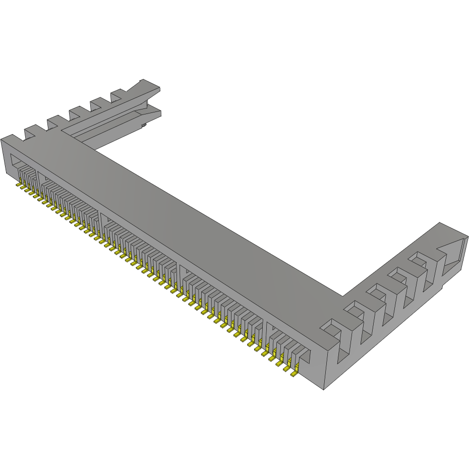 Samtec-MB1-150-01-F-S-02-SL Conector de borde de tarjeta Conn Card Edge SKT 50 POS 1mm Solder RA SMD Tube