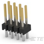 TE Connectivity-5-146252-4 Steckverbinderleisten und Leiterplattenbuchsen Conn Unshrouded Header M 8 POS 2.54mm Solder ST Top Entry Thru-Hole Carton