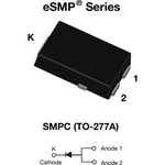 Diode Switching 1KV 2A 3-Pin(2+Tab) SMPC T/R