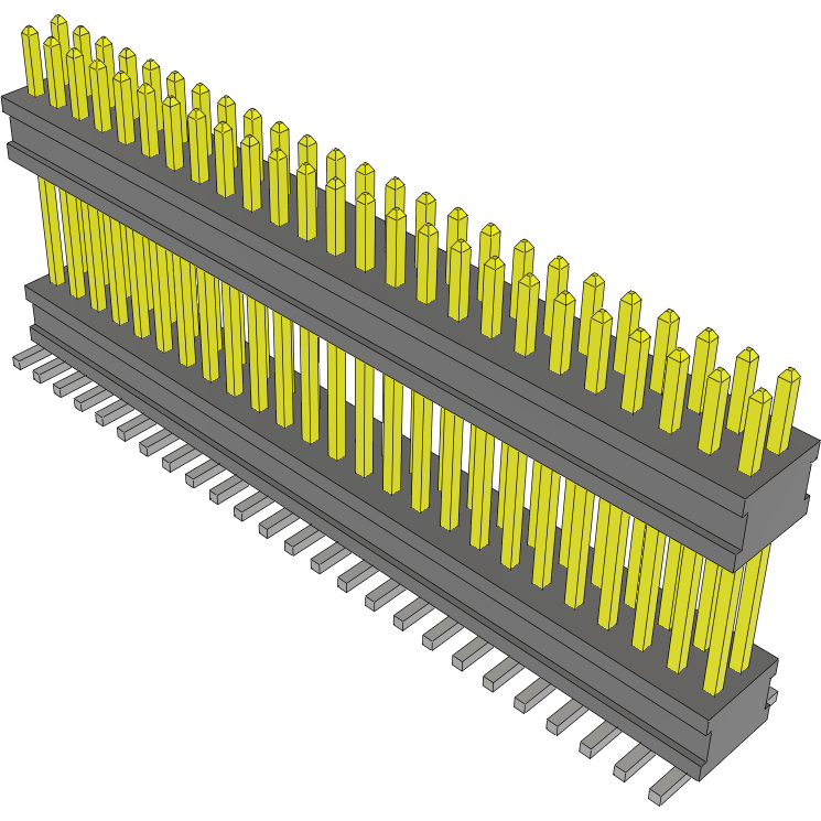 Samtec-FW-25-05-L-D-430-100-A Piastre connettori e prese PCB Conn Board Stacker HDR 50 POS 1.27mm Solder ST Top Entry SMD FLEX STACK™ Tube