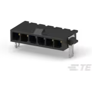 TE Connectivity-2-1445090-6 连接器插头及 PCB 插座 Conn Shrouded Header (4 Sides) HDR 6Power POS 3mm Solder RA Side Entry SMD Tape